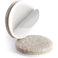 Slipstick CB013 1 Inch redondo resistente almohadillas de fieltro con adhesivo (16 unidades) de larga duración self…